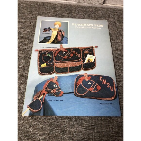 Sewing Projects 24 Hour and Placemats Plus Books Lot of 2 Craft Patterns - Picture 6 of 6